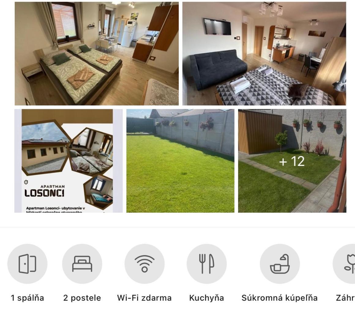Apartman Losonci Nesvady- Pre 2 Osoby Studio Exterior photo